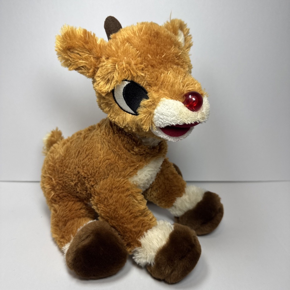 Commonwealth 2005 Rudolph Red Nosed Reindeer Plush 11" Stuffed Christmas Toy